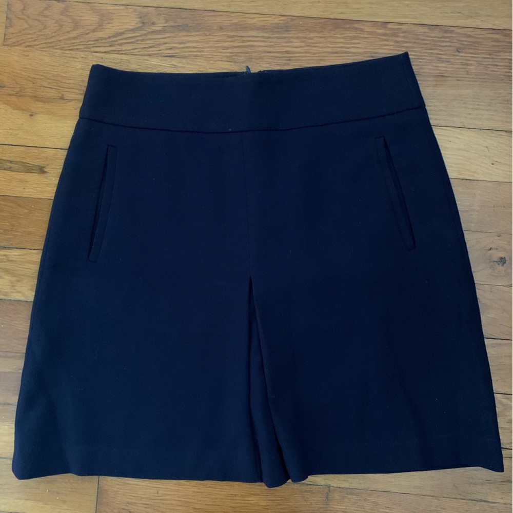 LOFT Navy Blue Knit Skirt Size 2